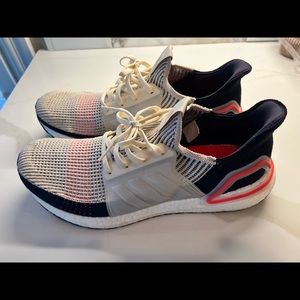 Mens Adidas Ultra Boost shoes warn 1 time